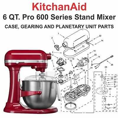 kitchenaid 600 parts diagram