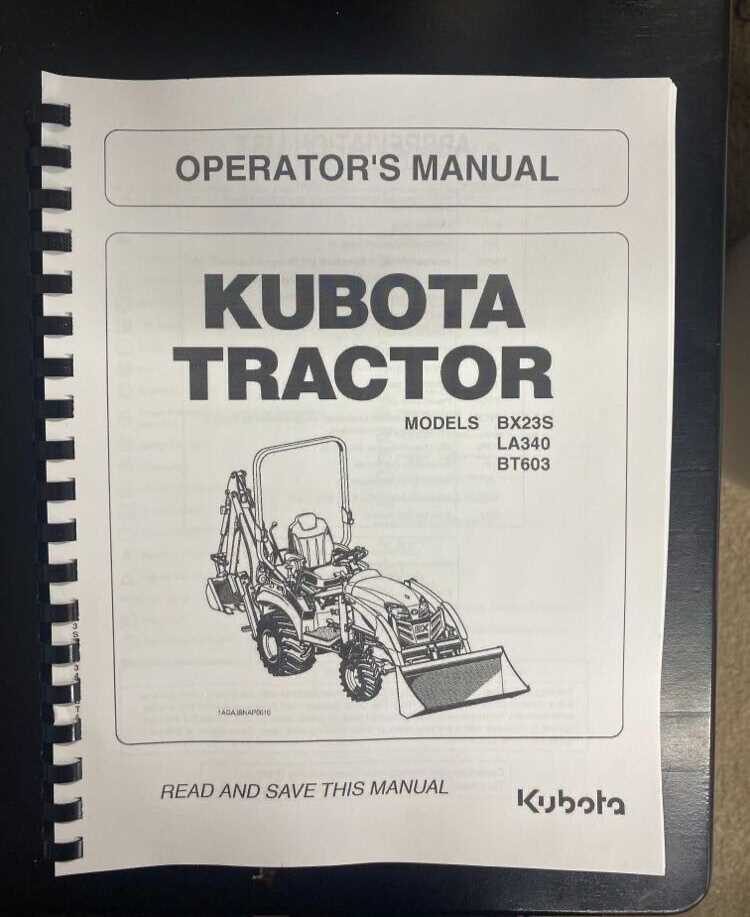 kubota bx23s parts diagram