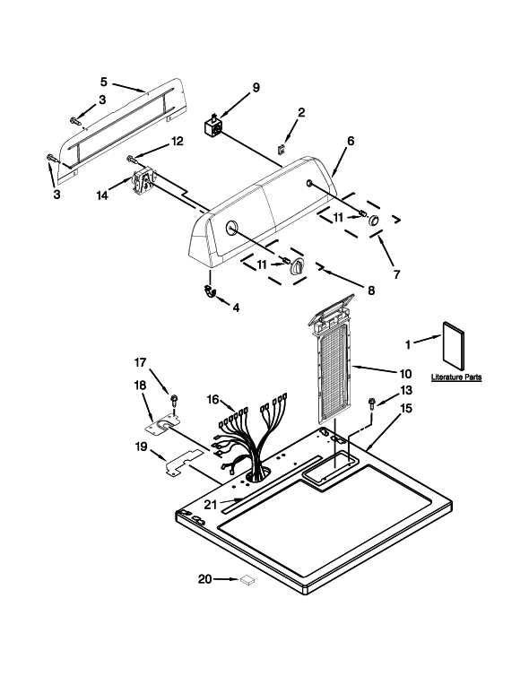 amana dryer ned4655ew1 parts diagram