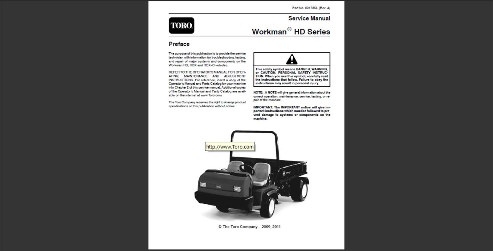 toro workman parts diagram