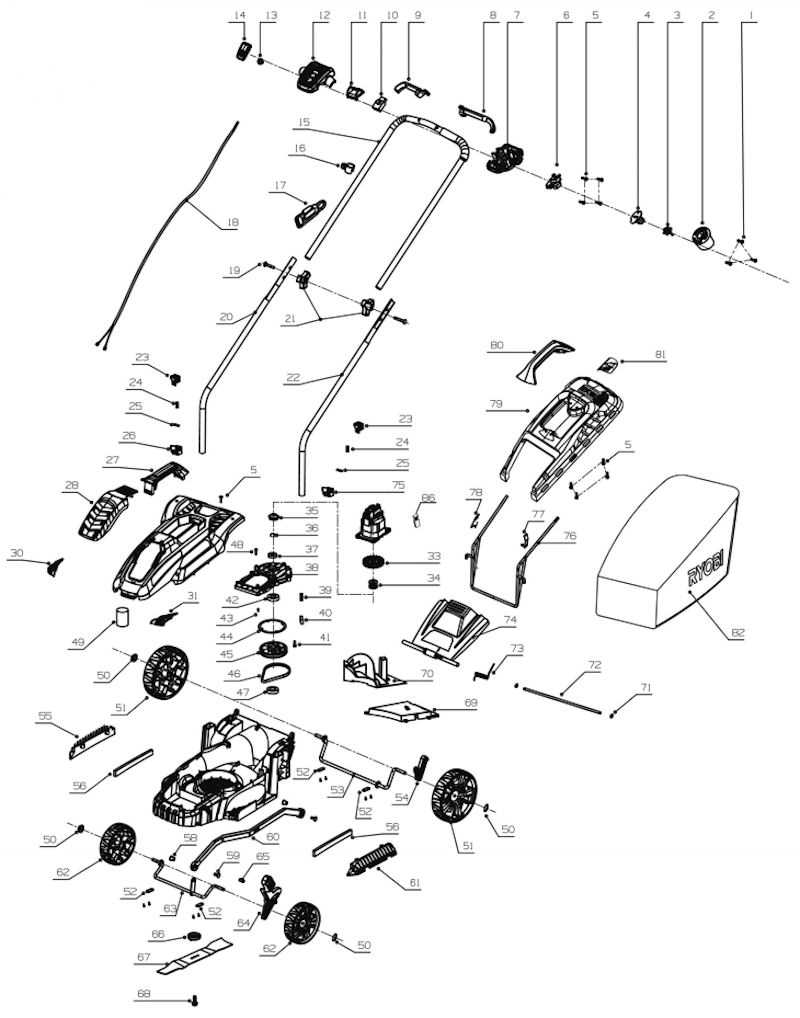 ryobi 18v string trimmer parts diagram