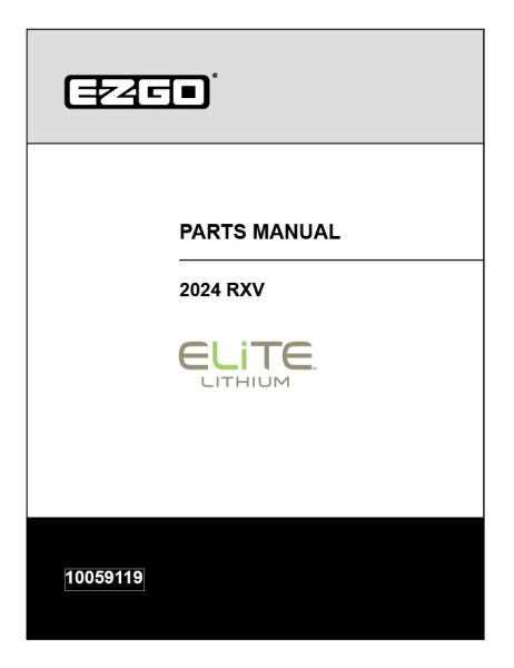 ezgo rxv parts diagram