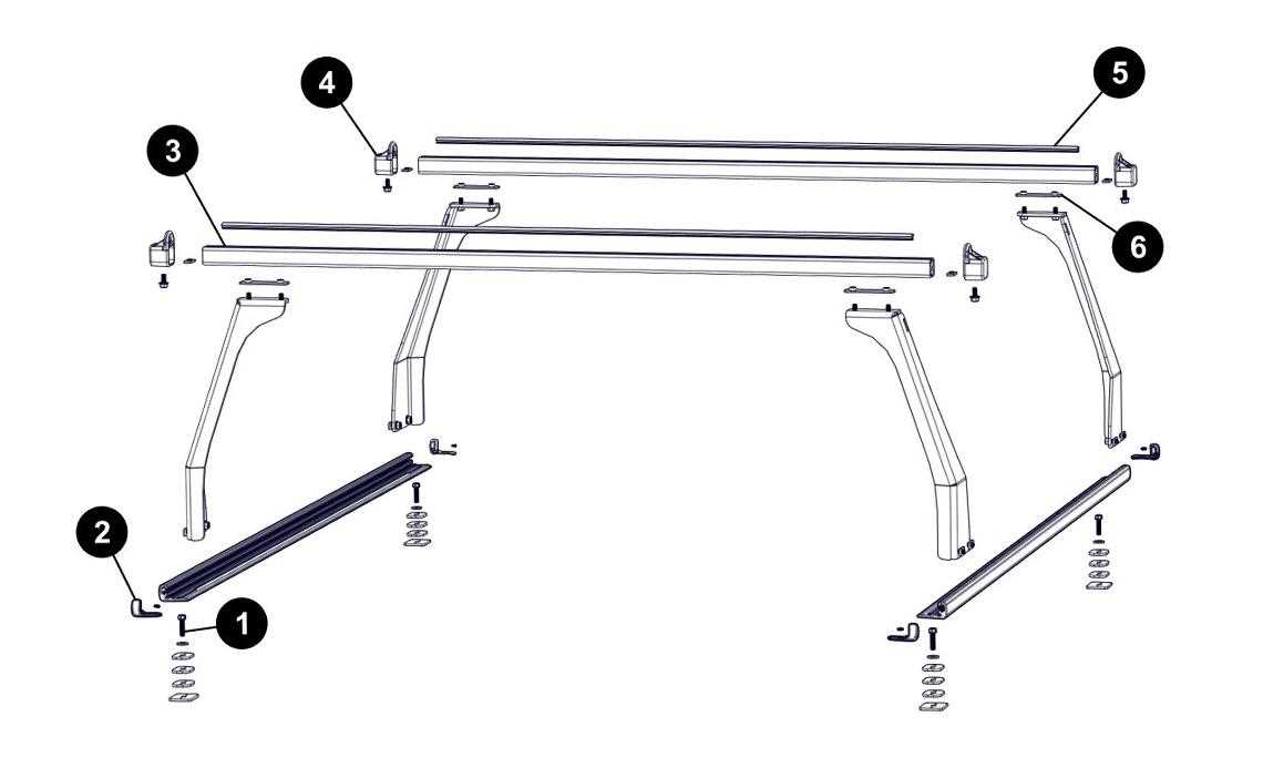 truck bed parts diagram