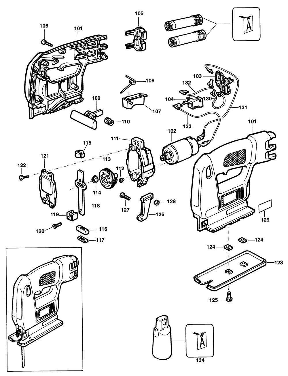 jigsaw parts diagram