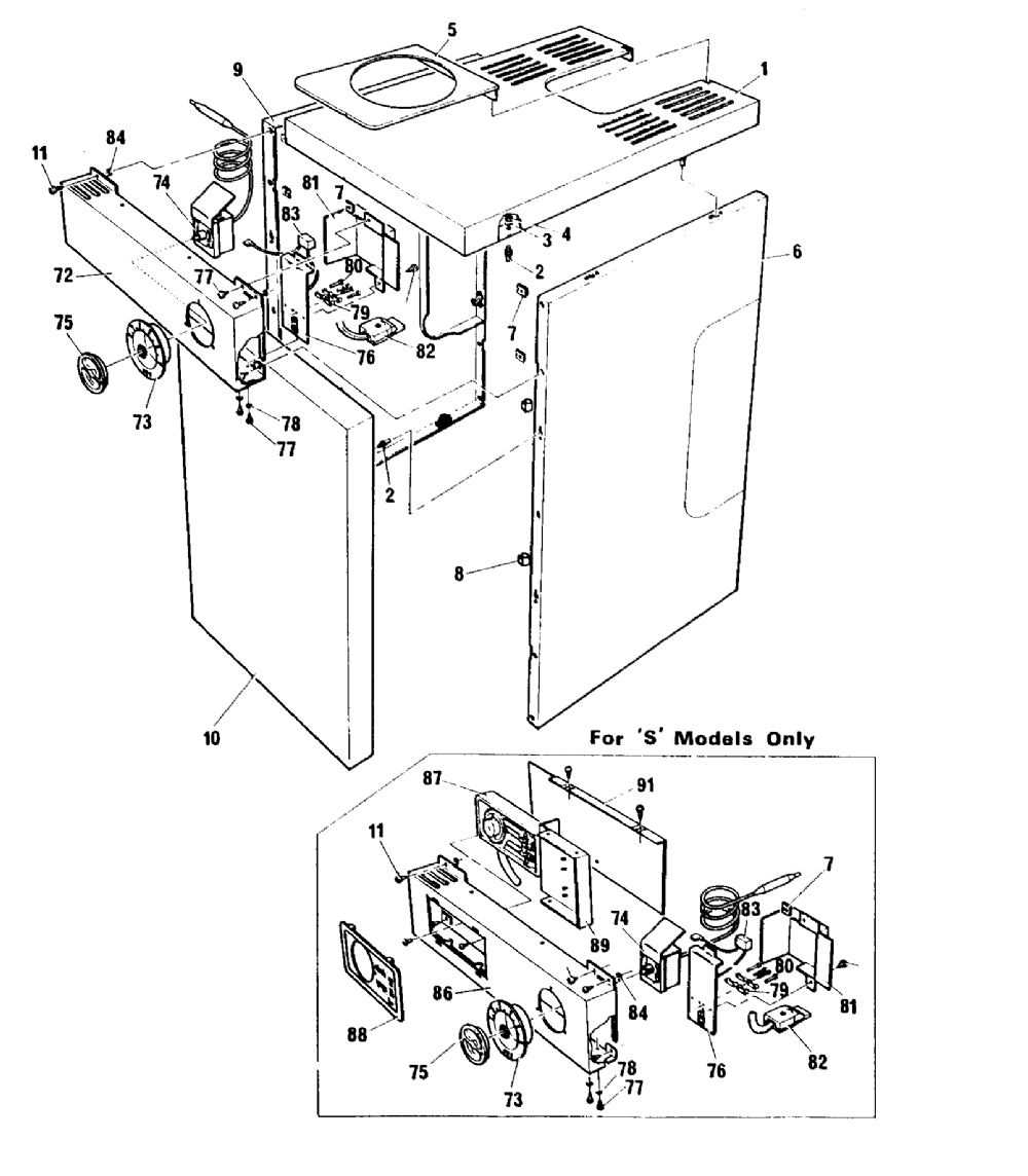 baxi boiler parts diagram