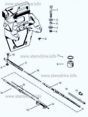 mercruiser transom parts diagram