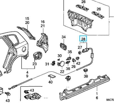 2001 honda civic parts diagram