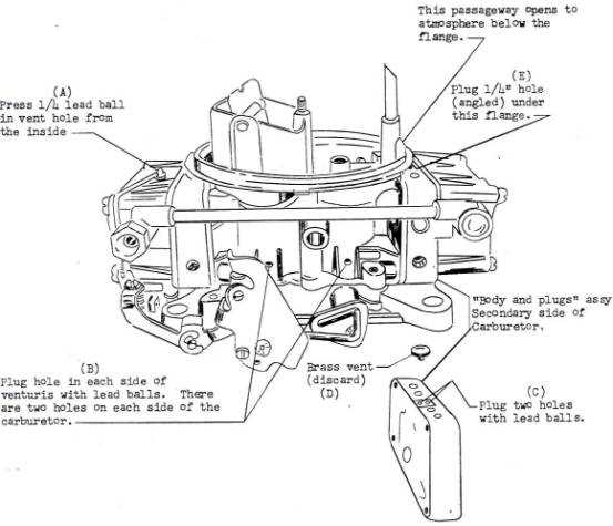 holley carb parts diagram