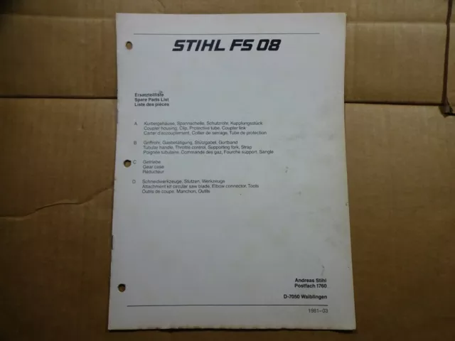 stihl fs 40 parts diagram