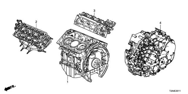 2013 honda accord engine parts diagram