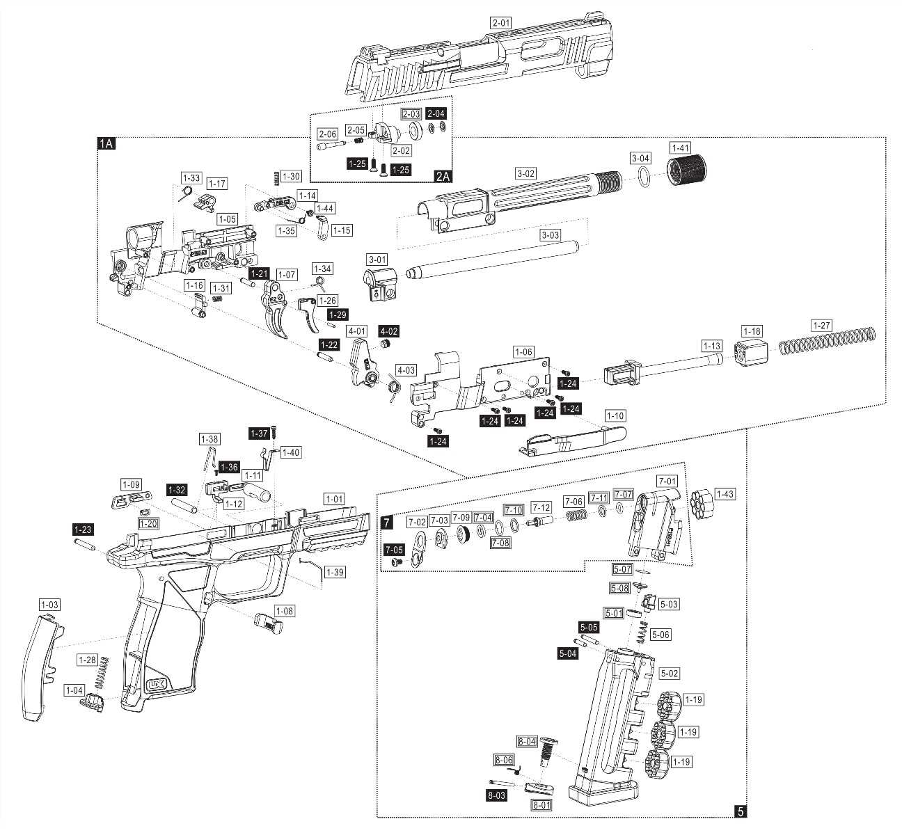 umarex hammer parts diagram