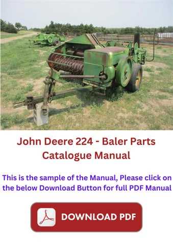 john deere 14t baler parts diagram