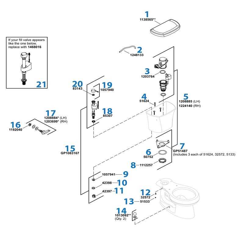 urinal parts diagram