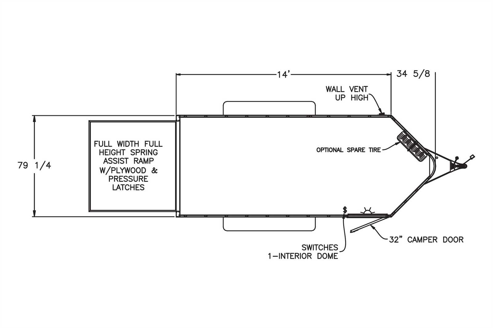 utility trailer parts diagram