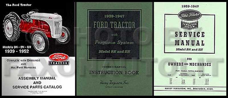 ford 9n tractor parts diagram