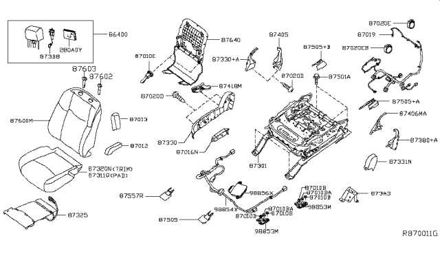 nissan oem parts diagram