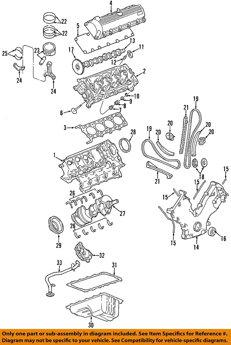 v8 engine parts diagram