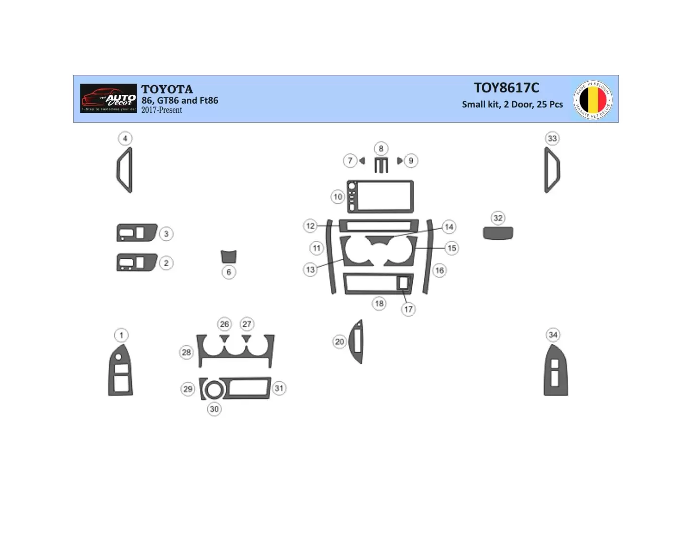 toyota 86 parts diagram