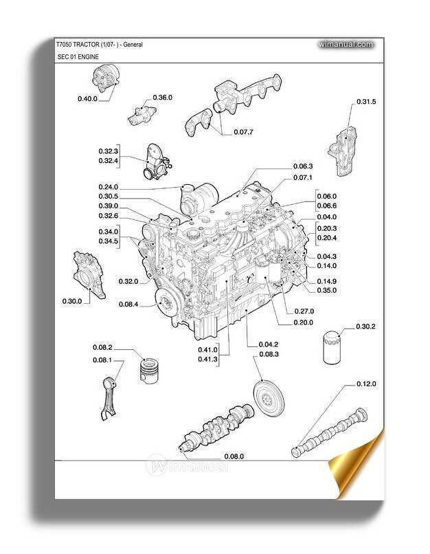 new holland tractor parts diagram