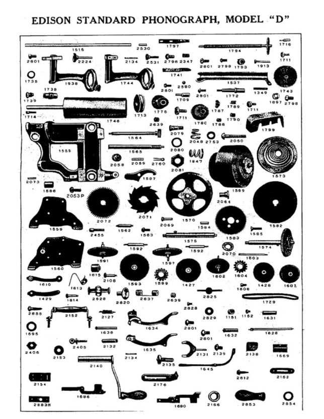 phonograph parts diagram