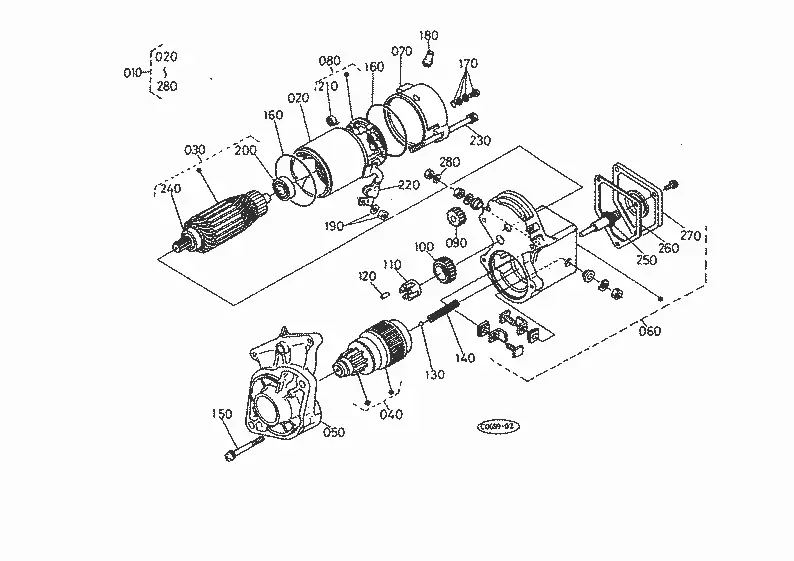 kubota l2550 parts diagram