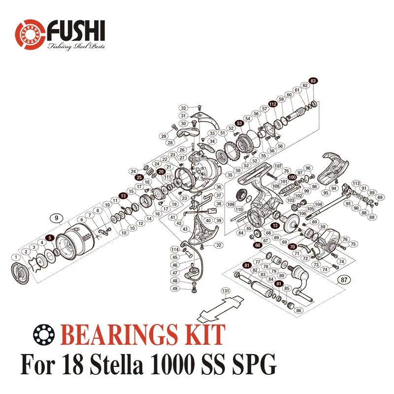 baitcasting reel parts diagram