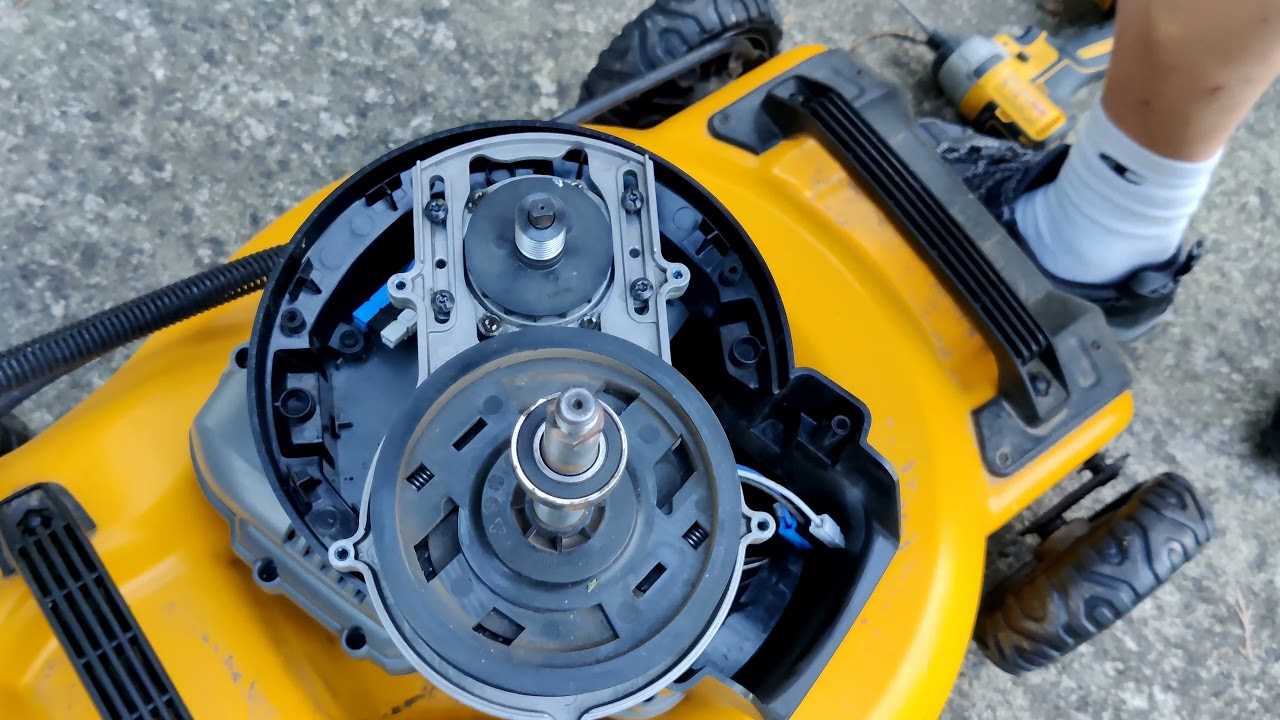 dewalt lawn mower parts diagram