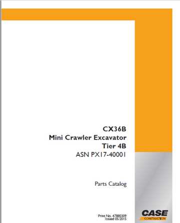 case cx36b parts diagram