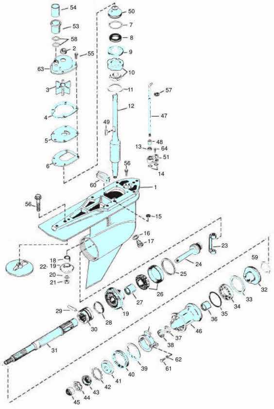 alpha one gen 2 outdrive parts diagram