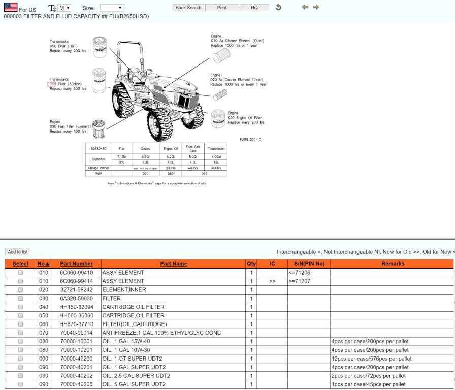 kubota b2650 parts diagram