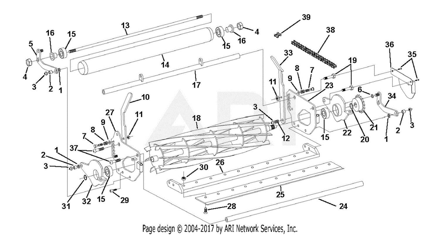 reel parts diagram