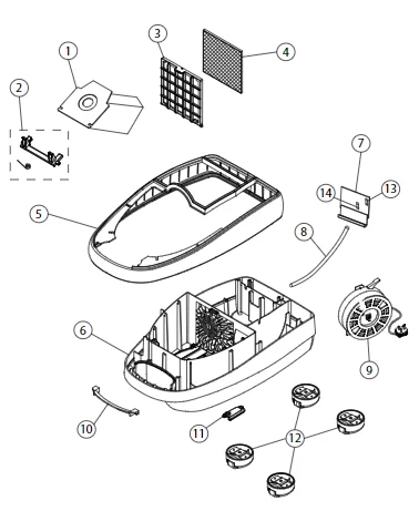 simplicity vacuum parts diagram