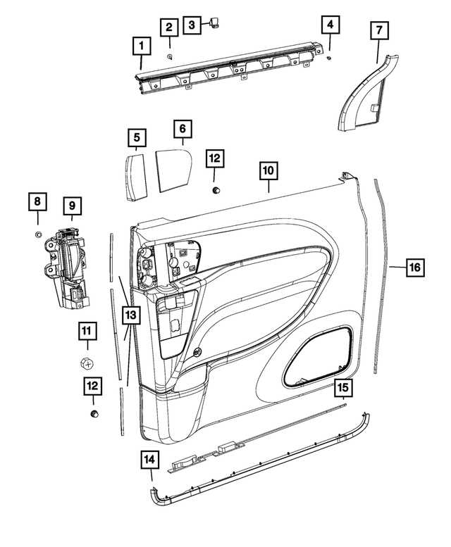 chrysler pacifica parts diagram