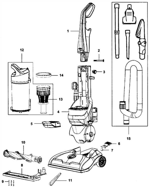 hoover uh74200 parts diagram