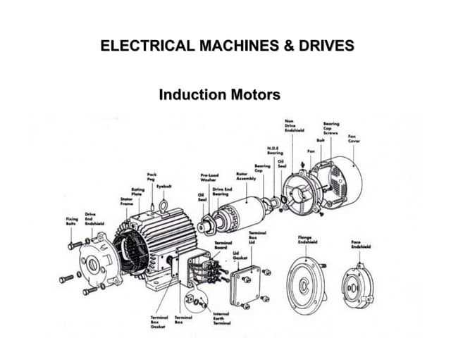 induction motor parts diagram