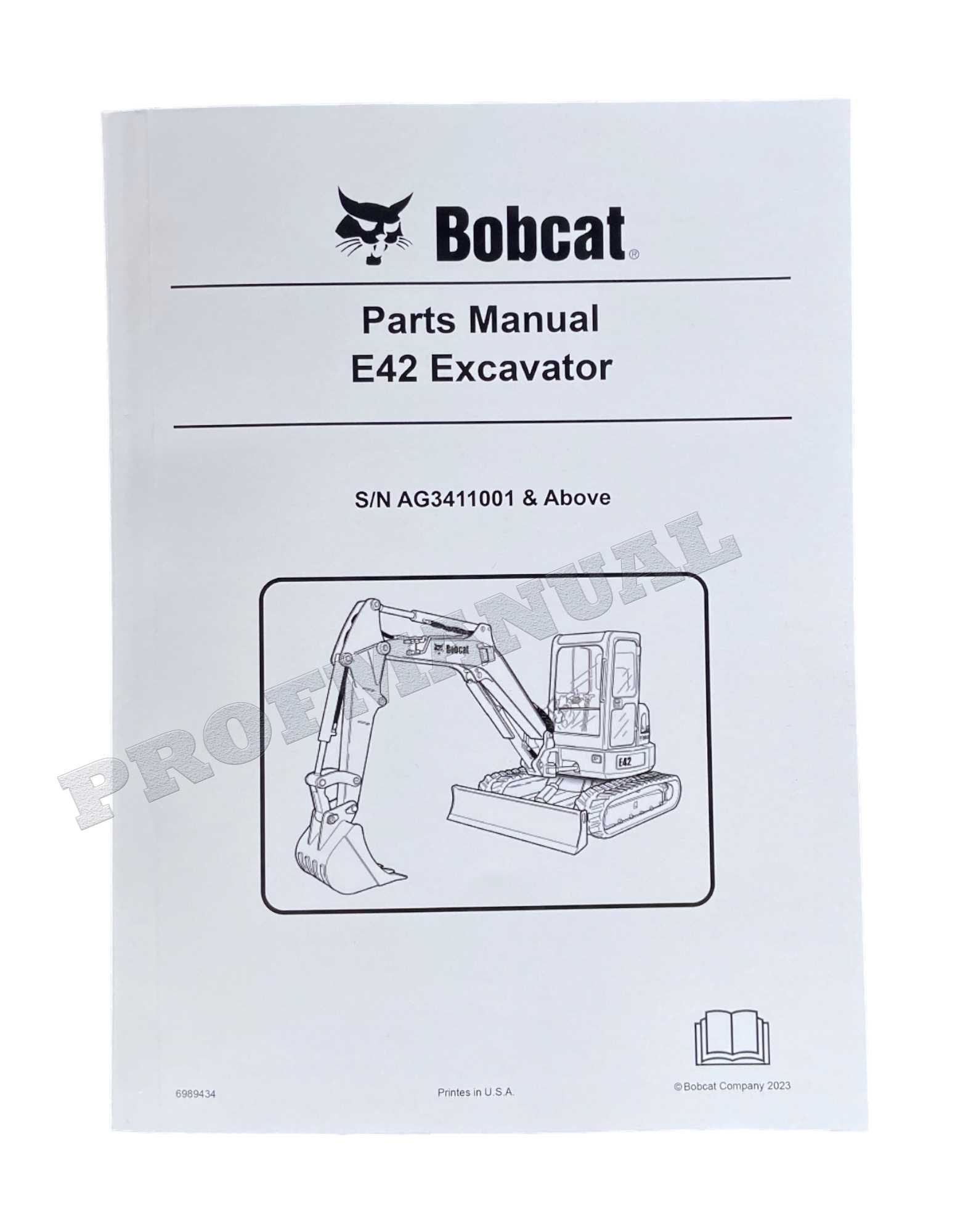 bobcat e42 parts diagram