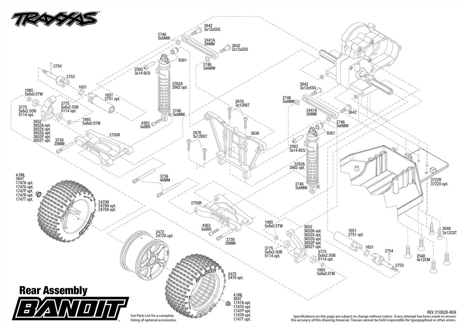 traxxas trx4 parts diagram