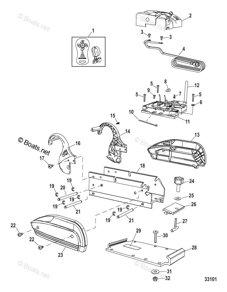 minn kota e drive parts diagram