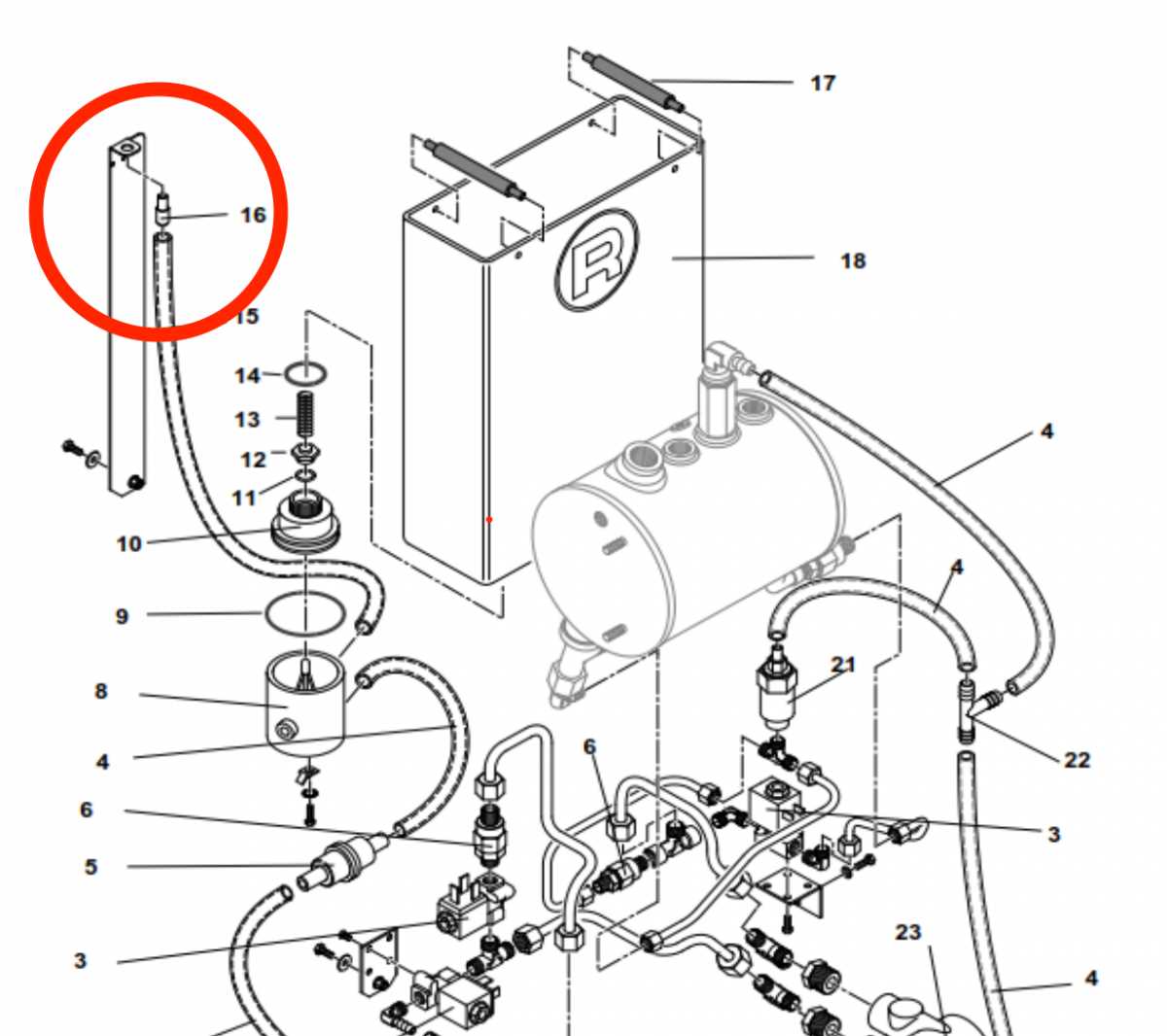 rocket cellini parts diagram