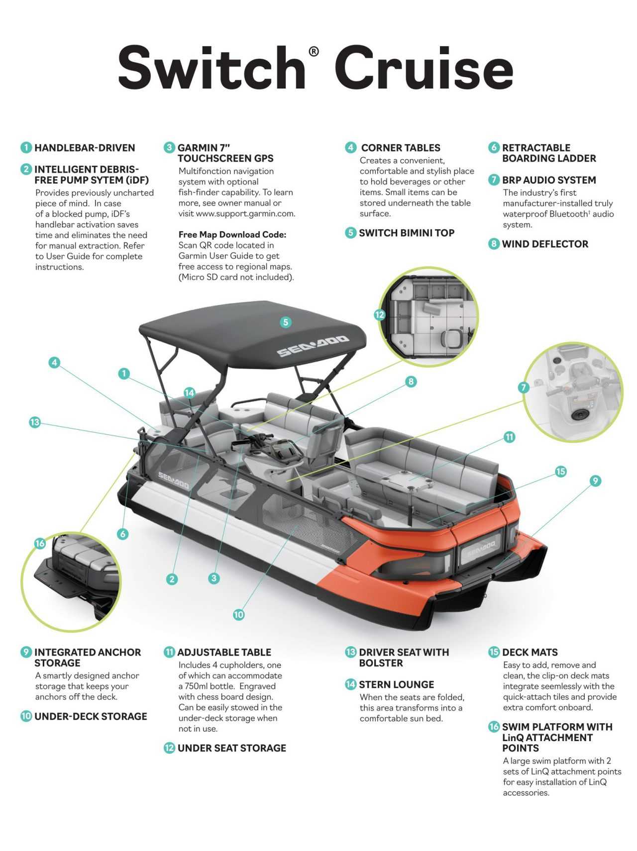 sea doo switch parts diagram