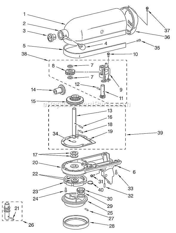 kitchenaid pasta roller parts diagram