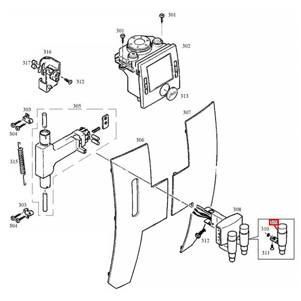 jura e8 parts diagram