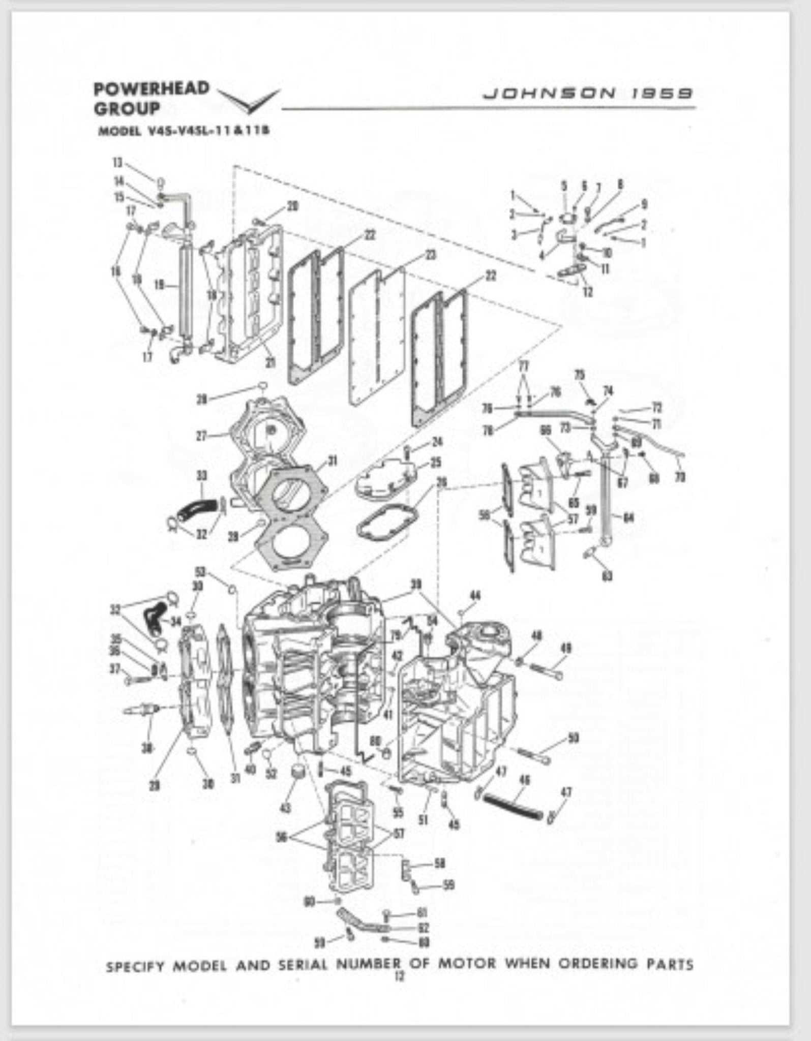 50 hp johnson outboard parts diagram