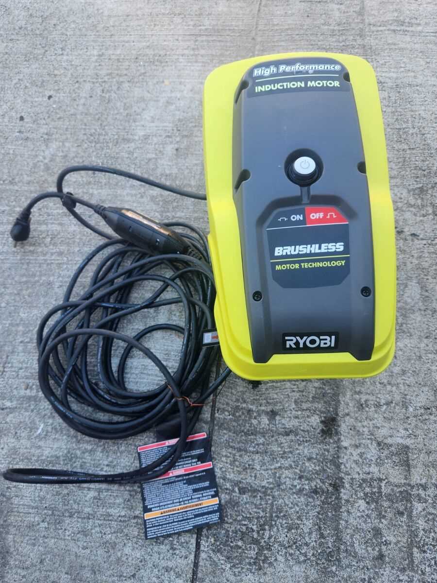 ryobi electric pressure washer parts diagram