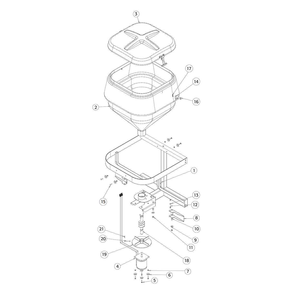 henderson salt spreader parts diagram