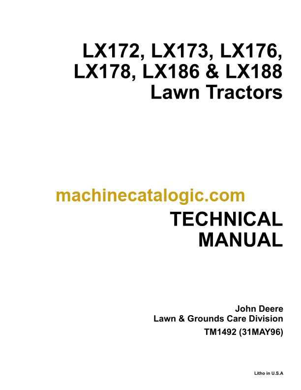 lx176 parts diagram