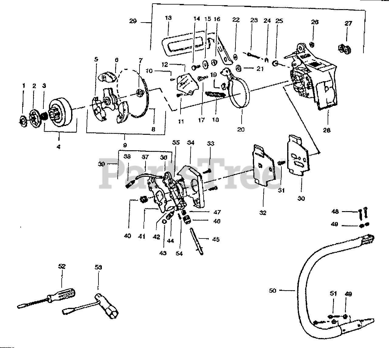 stihl chainsaw ms250 parts diagram