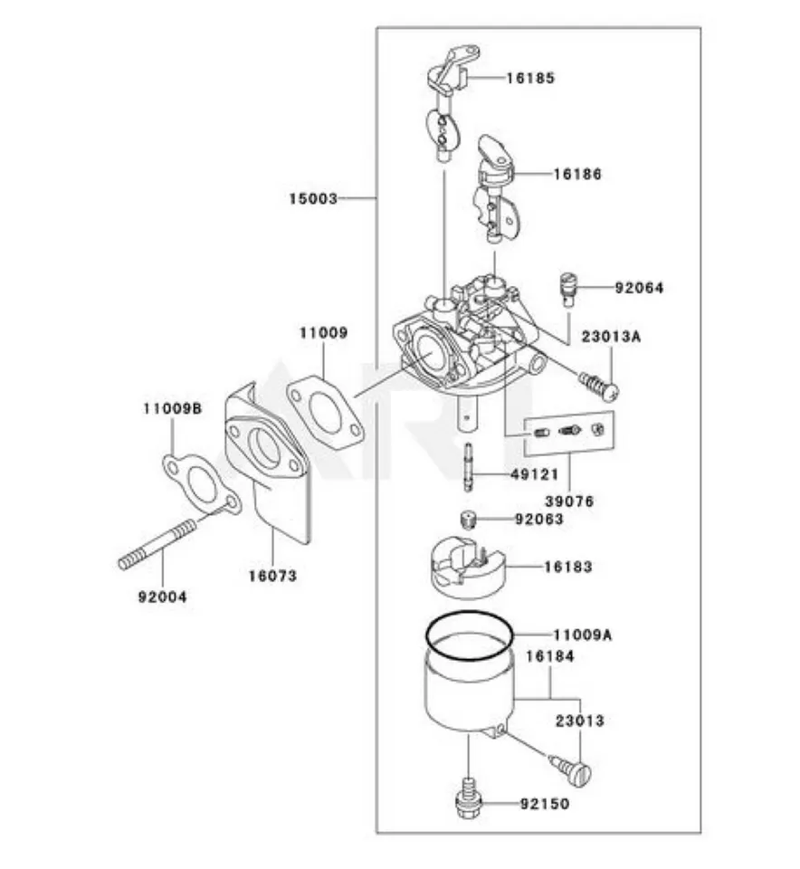 car carburetor parts diagram