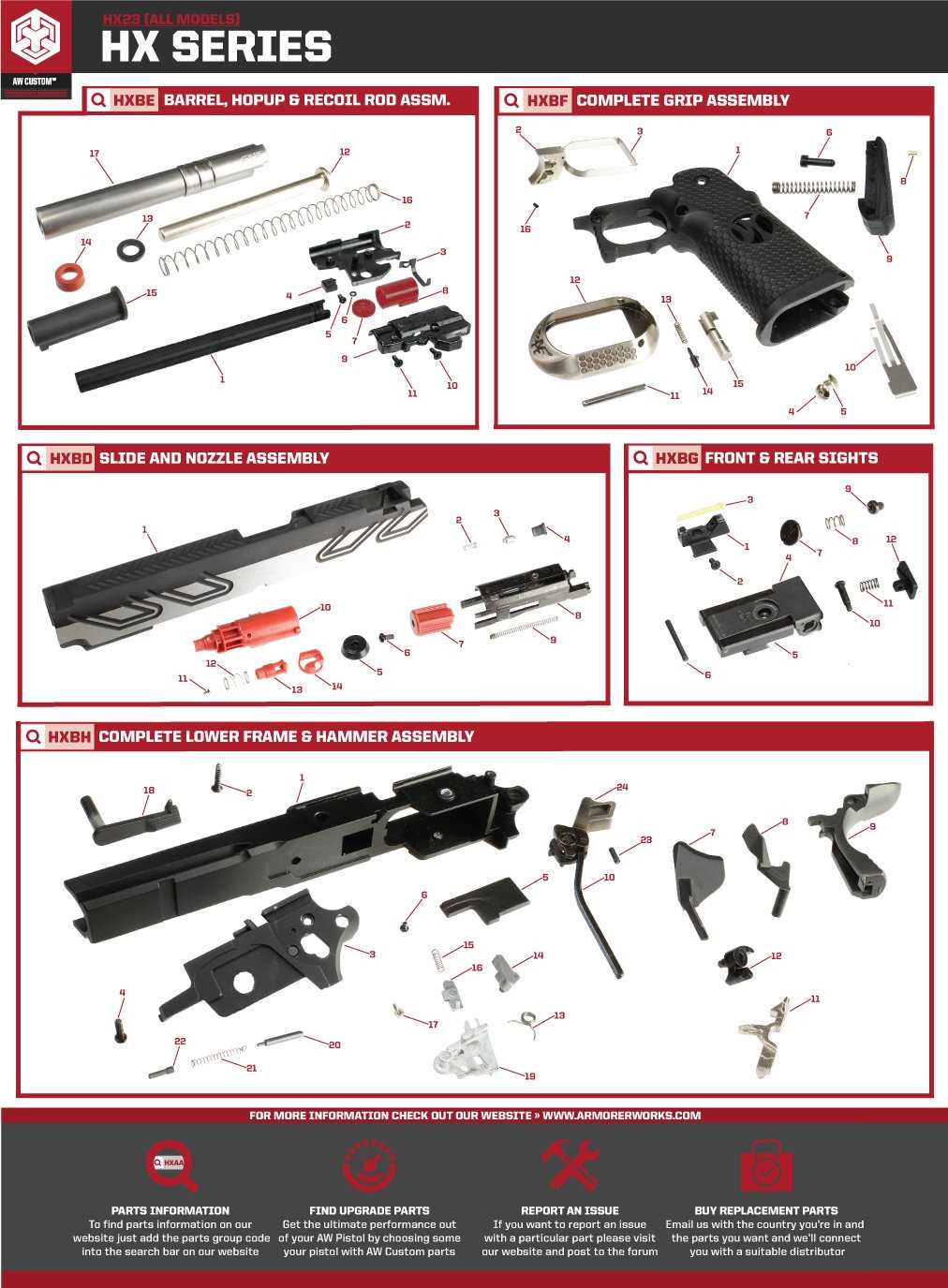 airsoft gun parts diagram