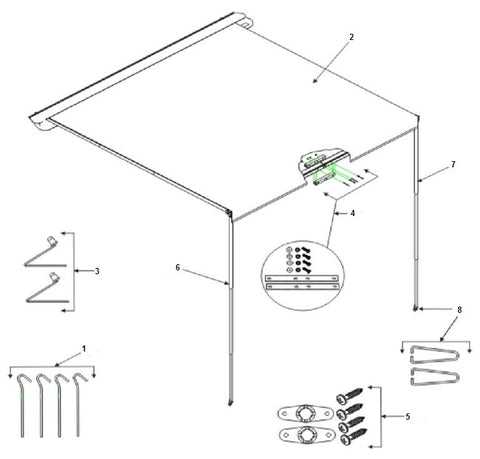 dometic rv awning parts diagram